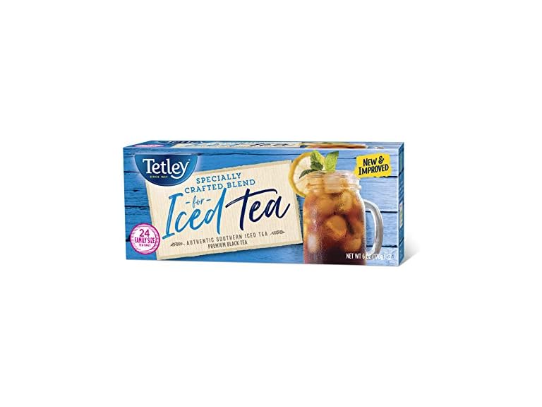 24ct Tetley Black Tea, Iced Tea Blend, Family Size