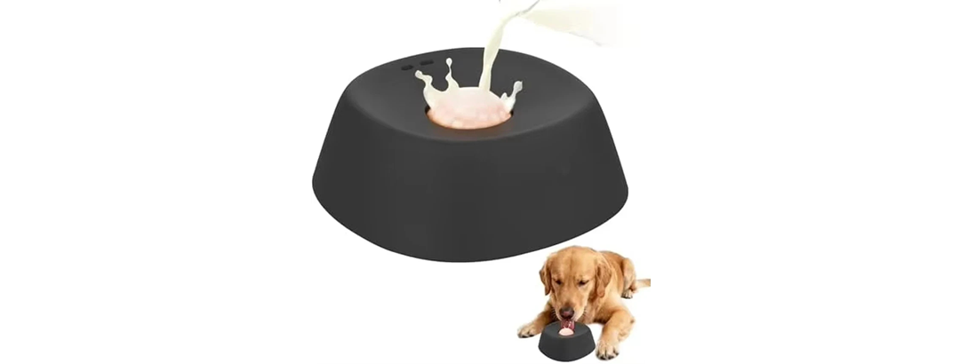 Slow Feeder Dog Bowl for Liquid Treats