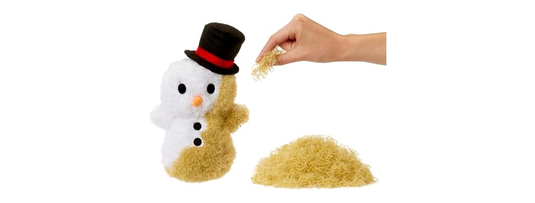Fluffie Stuffiez Holiday Gingerbread Small Collectible Feature Plush