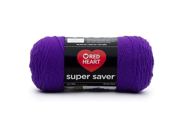 RED HEART Super Saver Yarn, Amethyst