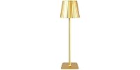 Mikasa 14.8" Gold Rechargeable LED Lamp