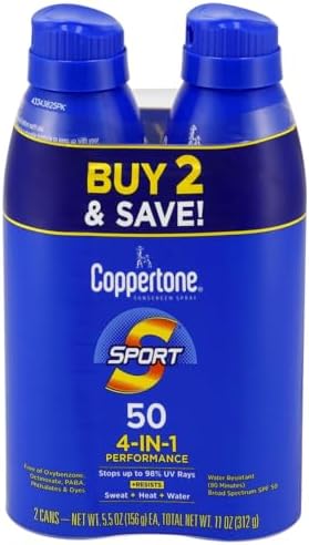 Coppertone Sport SPF 50 Sunscreen 2pk