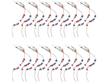 Fun Express Patriotic Hair Clip Kit 12Pk