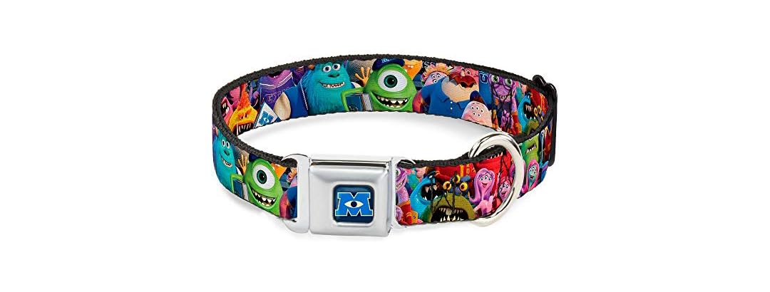 Buckle-Down Dog Collar Seatbelt Buckle Monsters Univerisity