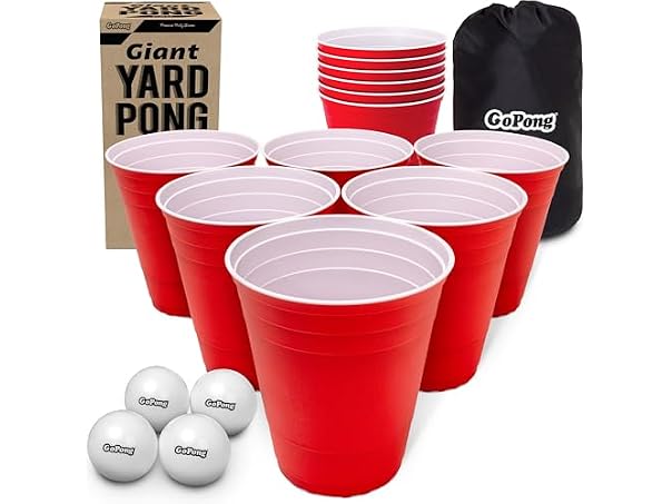 GoPong Giant Yard Pong Outdoor Game