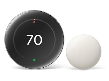 Google Nest 4th Gen Thermostat + 2nd Gen Sensor - Siver