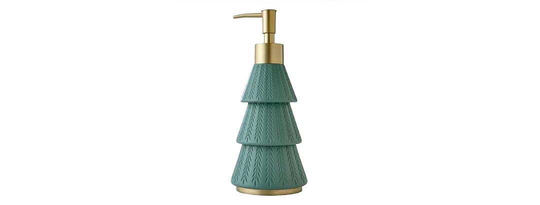 SKL Home Christmas Winter Pines Soap/Lotion Dispenser