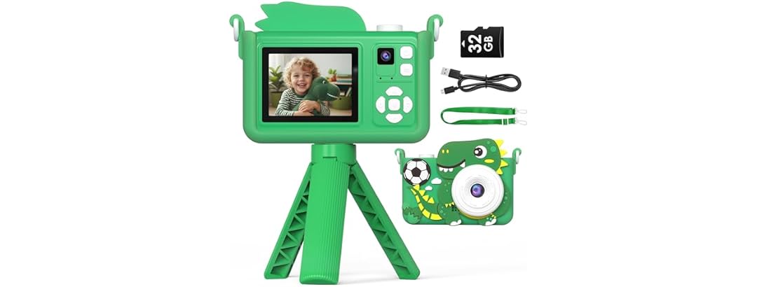 KIDWILL Kids Camera with Tripod