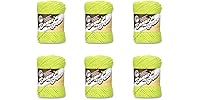 Lily Sugar'N Cream Hot Green Yarn - 6 Pack