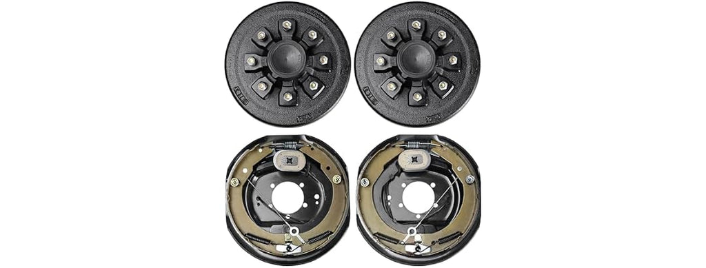 Trailer Hub Drum Kits 8 on 6.5" B.C. with 12"