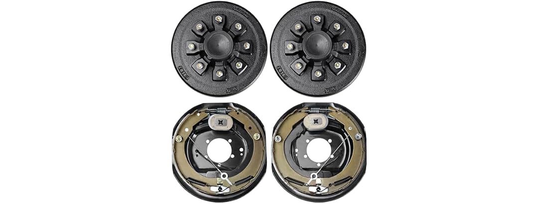 Trailer Hub Drum Kits 8 on 6.5" B.C. with 12"