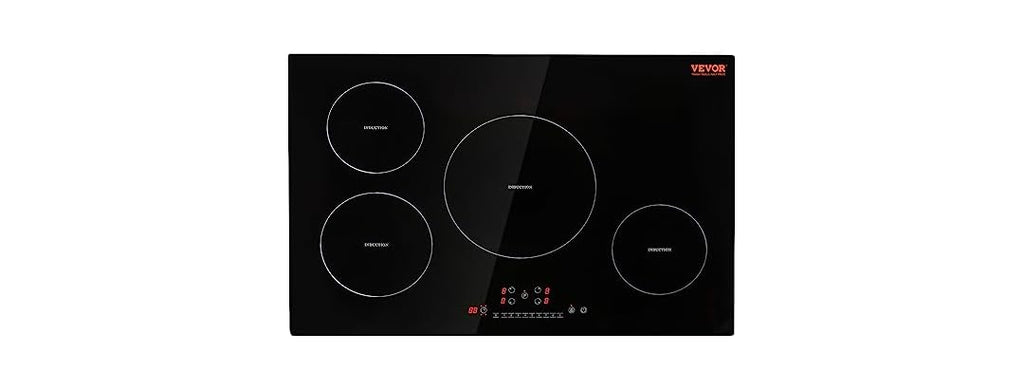 VEVOR Electric Cooktop, 4 Burners, 30''