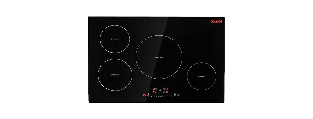 VEVOR Electric Cooktop, 4 Burners, 30''