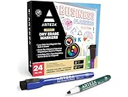 ARTEZA Fine Tip Dry Erase Markers 24-Pack