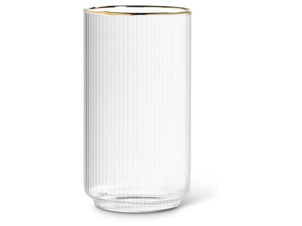 Abbott Collection Tight Vertical Optic Highball with Gold