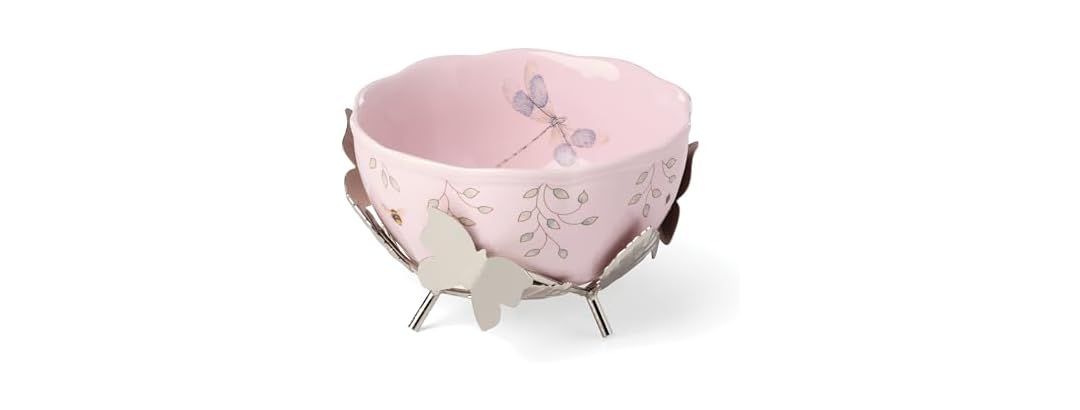 Lenox Butterfly Meadow Bowl With Stand