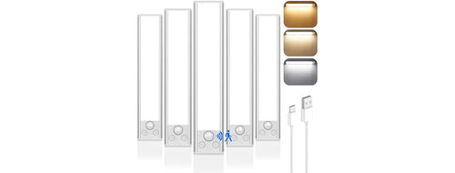 (5 Pk) VerRon Motion Sensor Under Cabinet Lighting