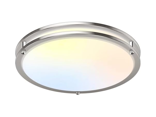 GoBright 18in Nickel LED Ceiling Light