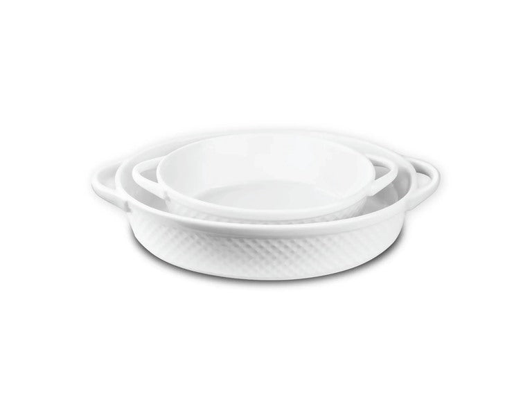 Le Regalo 2 Piece Stoneware Oval Baker