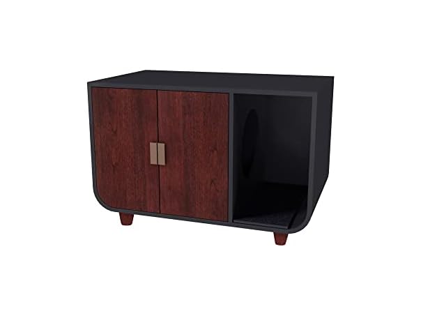 Staart Dyad Cat Litter Box Enclosure and Nightstand