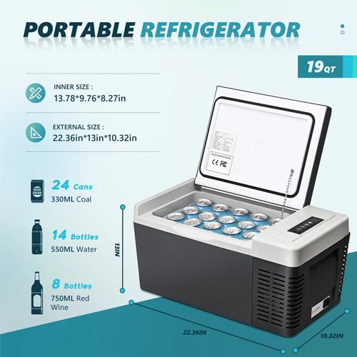 Euhomy Rover A1 Car Refrigerator (19QT/27QT)