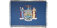 State Flag Woven Tapestry Throw Blanket