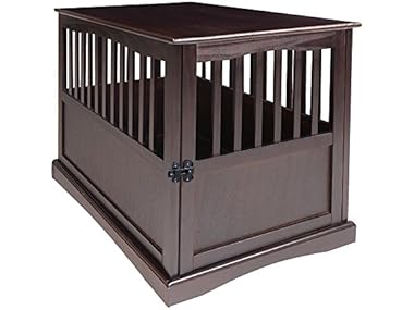 Casual Home Wooden Large Pet Crate, End Table