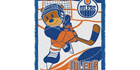 NHL Edmonton Oilers Baby Throw Blanket