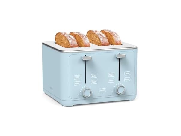 Martha Stewart 4 Slice Toaster 1800W, Sky