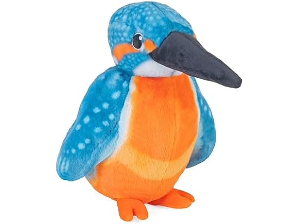 Wild Republic Cuddlekins Eco Kingfisher, Stuffed Animal, 12 Inches