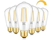 Kondras 7W Dimmable LED Light Bulbs, 60Watt Warm Light