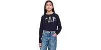 GAP Girls Sequin Logo Long Sleeve Tee