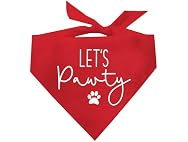 Let's Pawty Birthday Party Dog Bandana | 100%