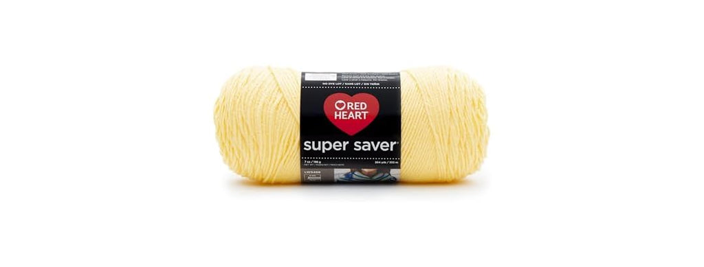 Red Heart E300.0235 Super Saver Economy Yarn, Lemon