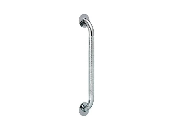 Drive Medical Drive Silver Knurled Steel Wall Grab Bar