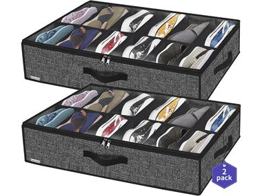 Sturdy Under Bed Shoe Storage