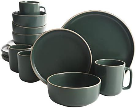 Gibson Home Zuma 16 Piece Round Kitchen Dinnerware Set
