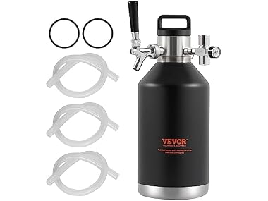 VEVOR Beer Growler Tap System, 128Oz 4L