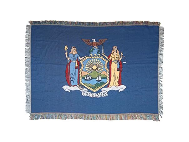 State Flag Woven Tapestry Throw Blanket