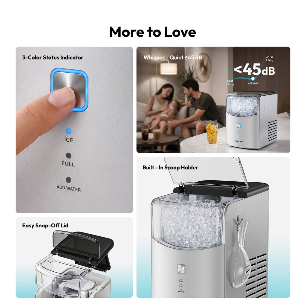 Euhomy Pearl L1 Max Nugget Ice Maker