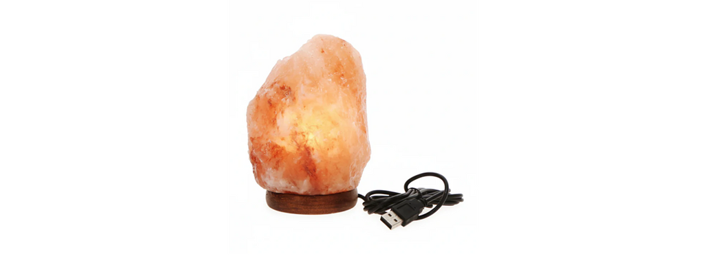 Himalayan Rock Salt Lamp Soothing Soft Light