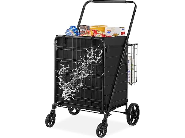 Folding Shopping Cart with Removable Waterproof