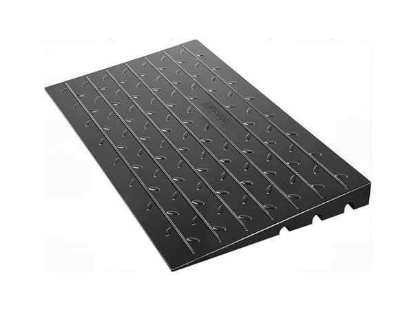 Rubber Threshold Ramp, 4\" Rise Threshold Ramp