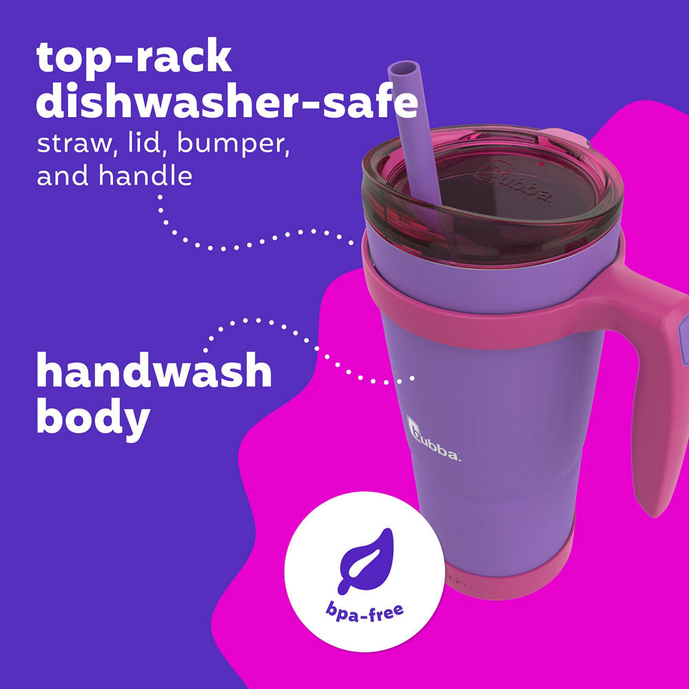 bubba Envy S Tumbler with Handle, Bumper and Straw, 32oz