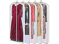 Clear Hanging Garment Bags 5-Pack