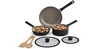 BELLA 7Pc Cookware Set, Nonstick Coating