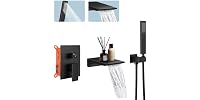 Dollate Wall Mount Bathtub Faucet Bath Tub Faucet Set