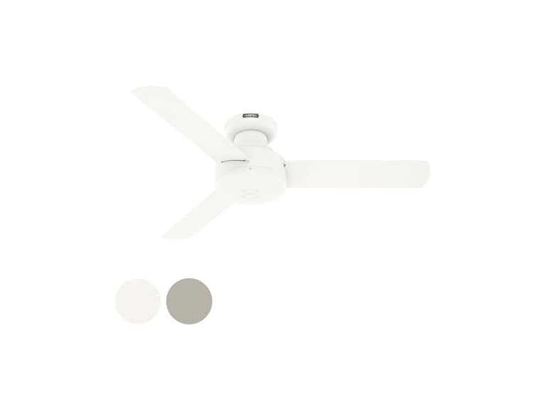 Hunter Fan 44" 3-Blade, Matte White
