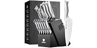 BRODARK 15-Piece Knife Block Set