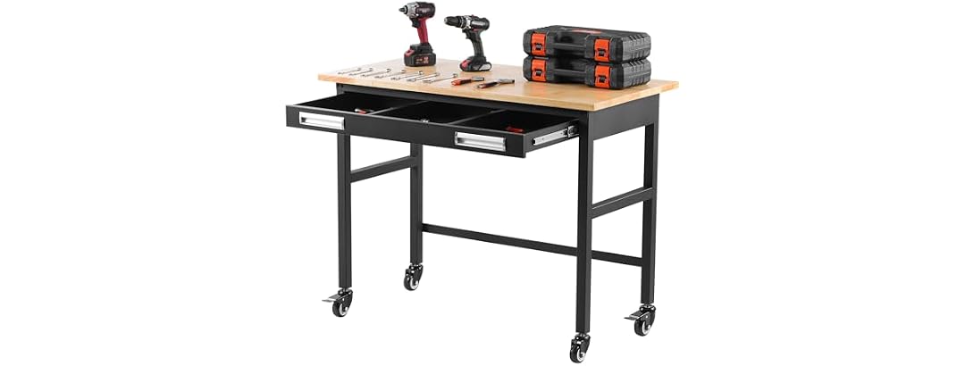 48-inch Workbench, 1500 lbs Load Capacity